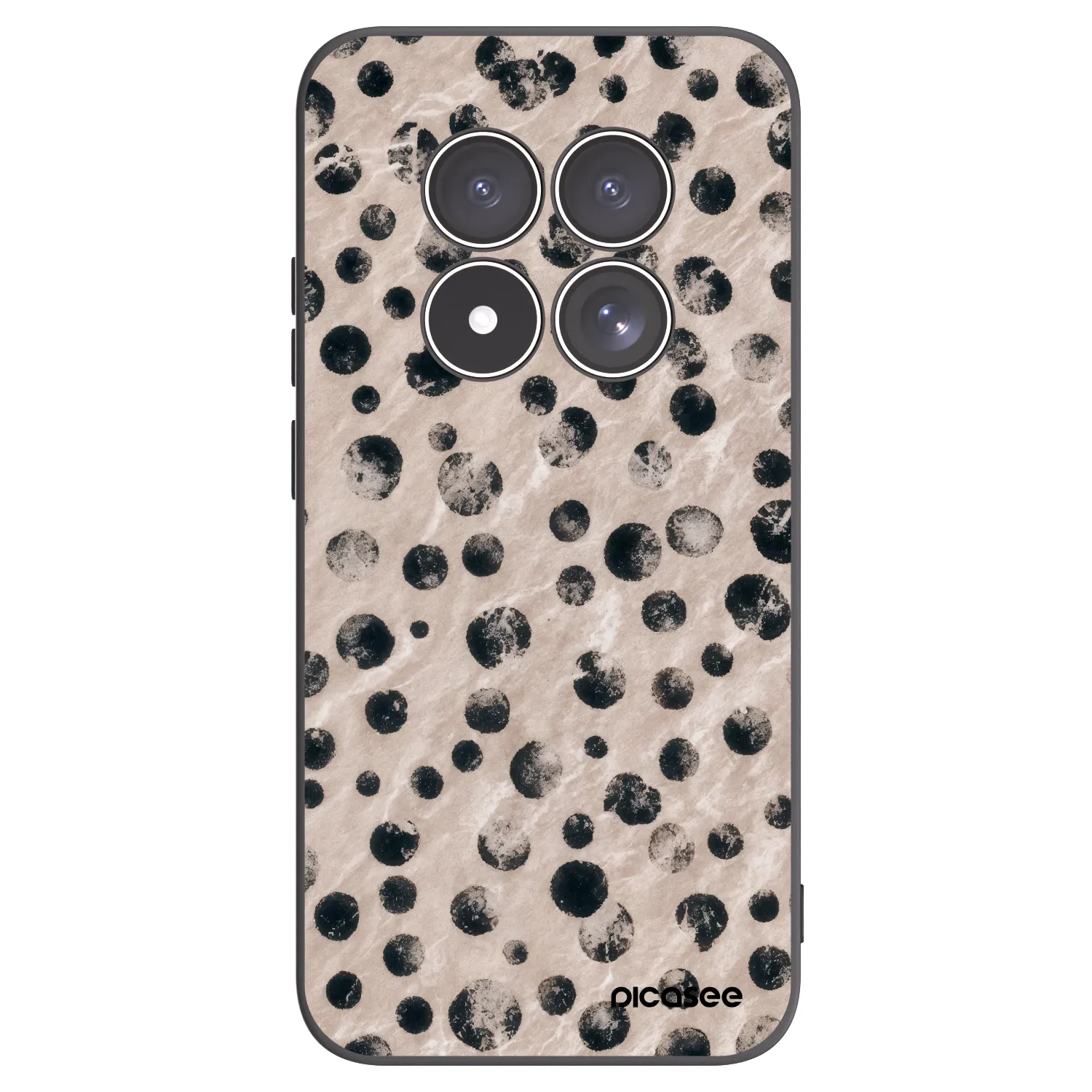 Picasee silikonski črni ovitek za Xiaomi Redmi Note 15 Pro 5G - Inked