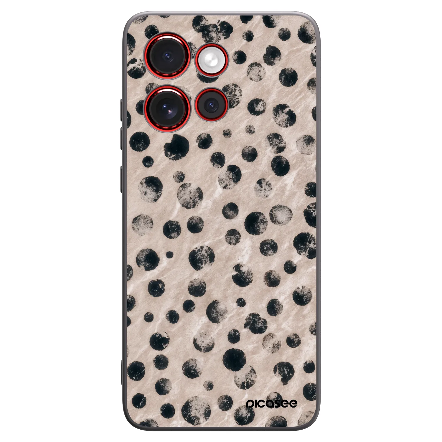 Picasee silikonski črni ovitek za Motorola Edge 60 Neo 5G - Inked