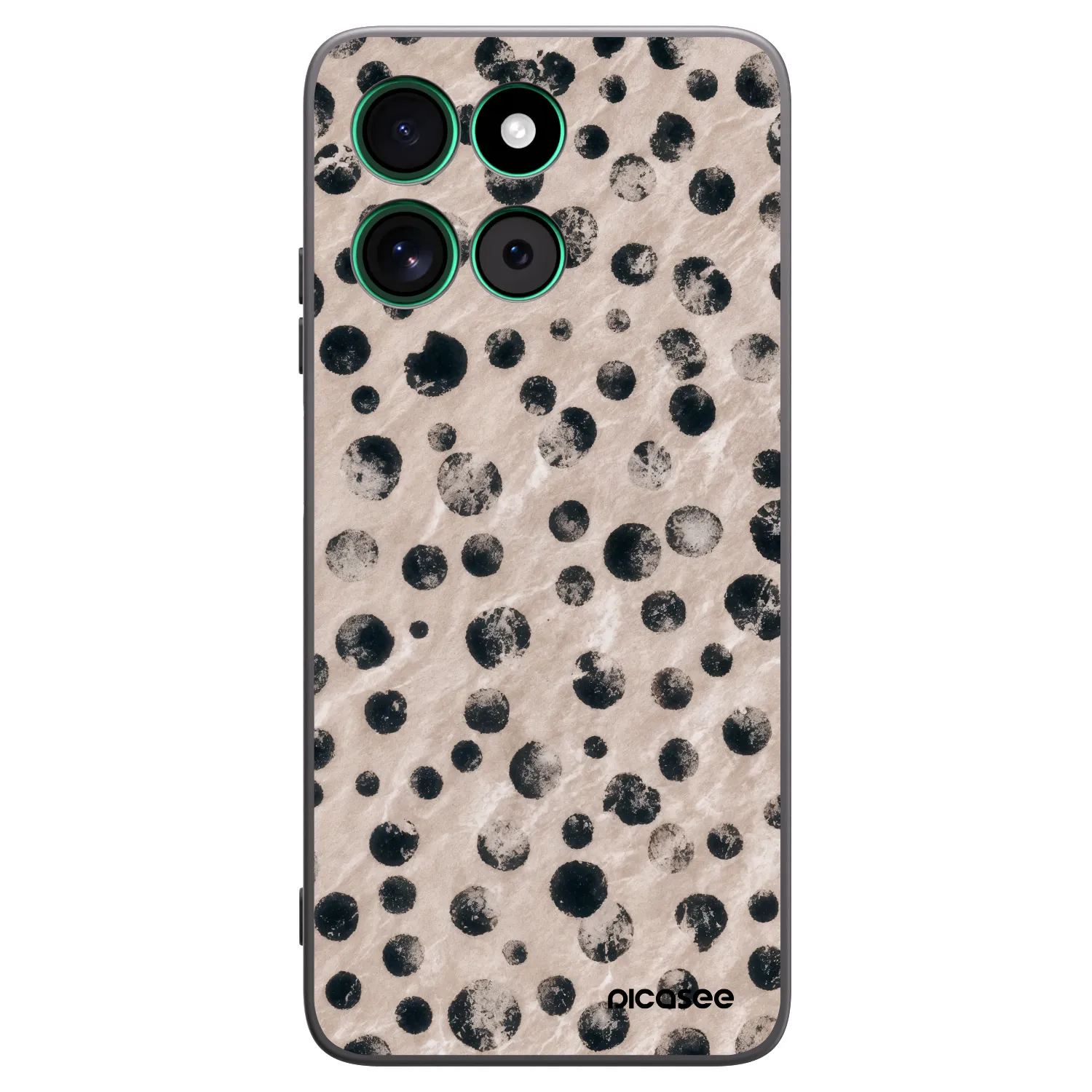 Picasee silikonski črni ovitek za Motorola Moto G57 Power - Inked