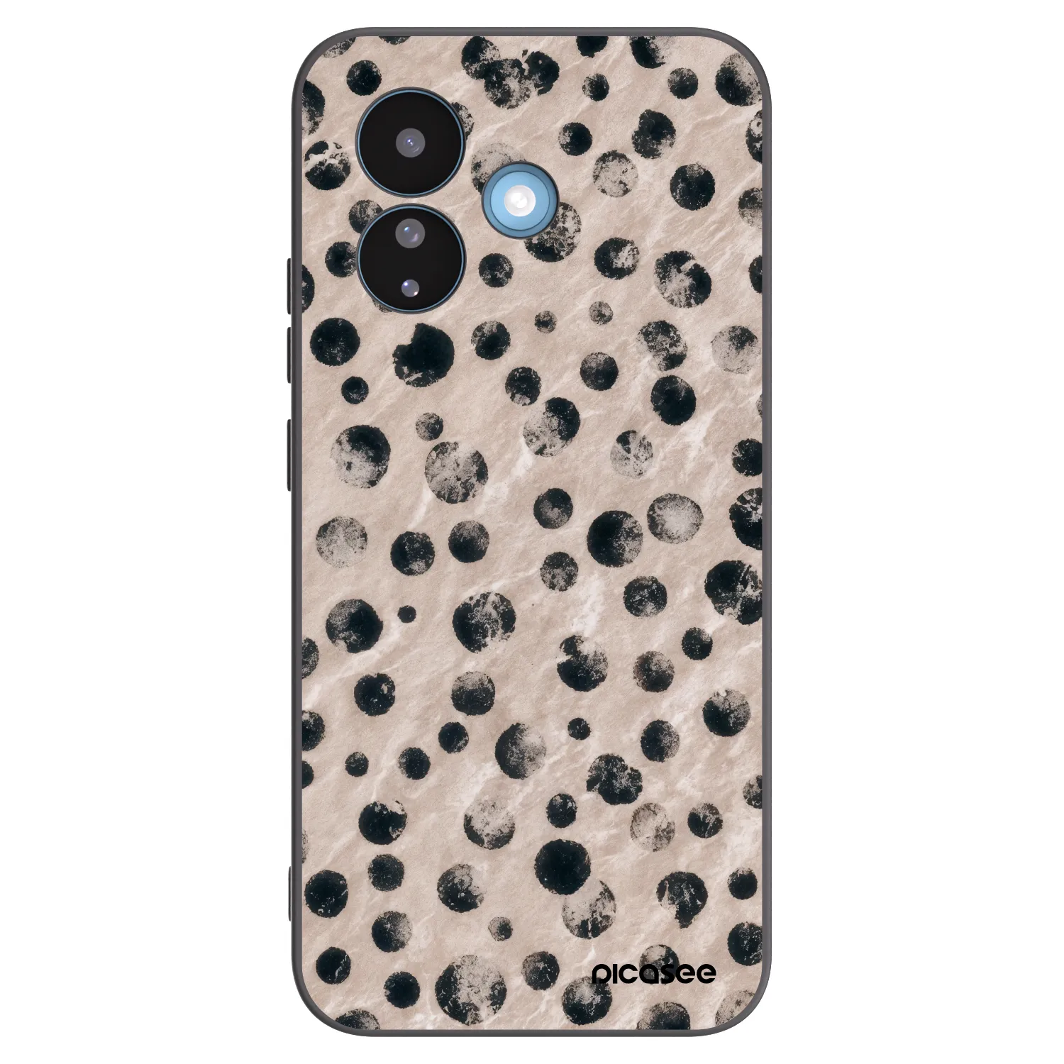 Picasee silikonski črni ovitek za Xiaomi Redmi Note 17 Pro 5G - Inked