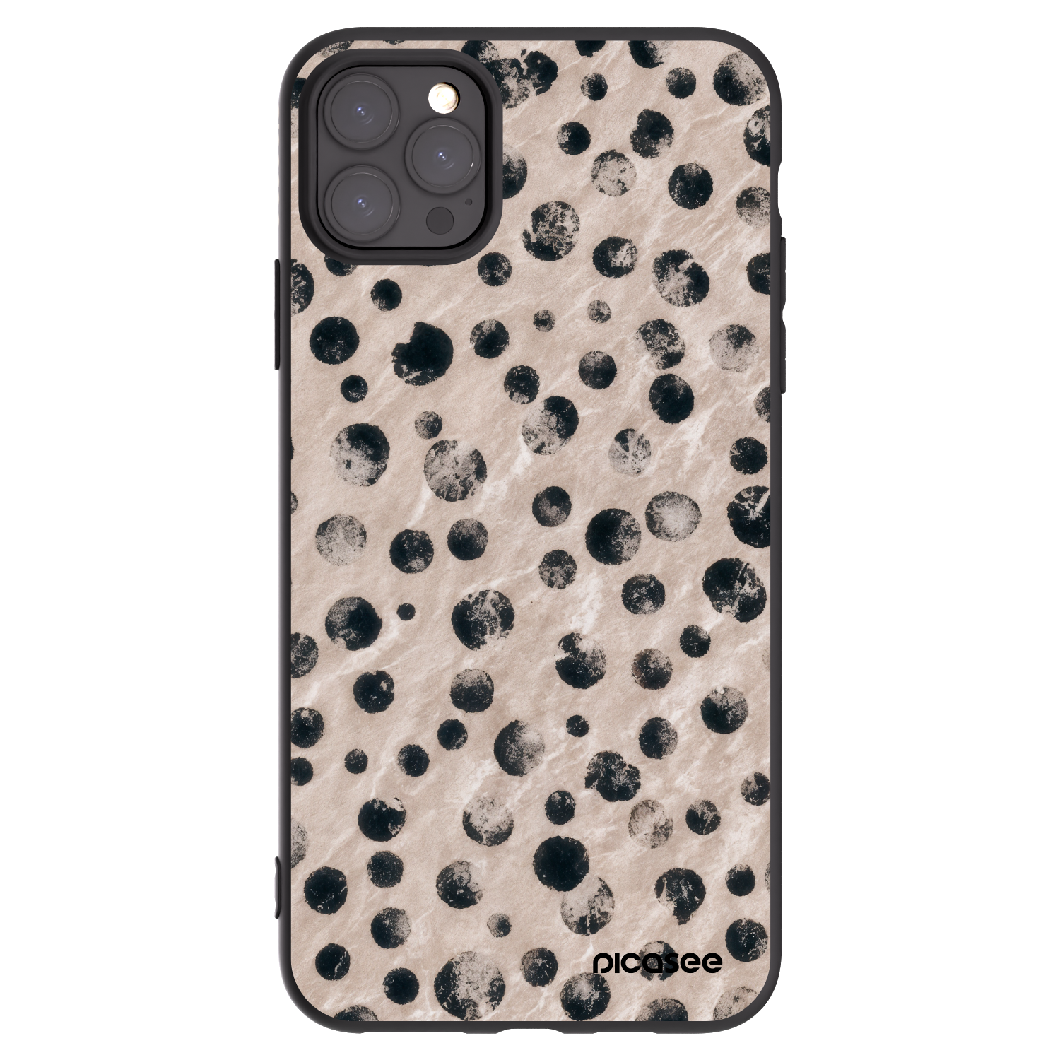 Picasee silikonski črni ovitek za Apple iPhone 11 Pro Max - Inked