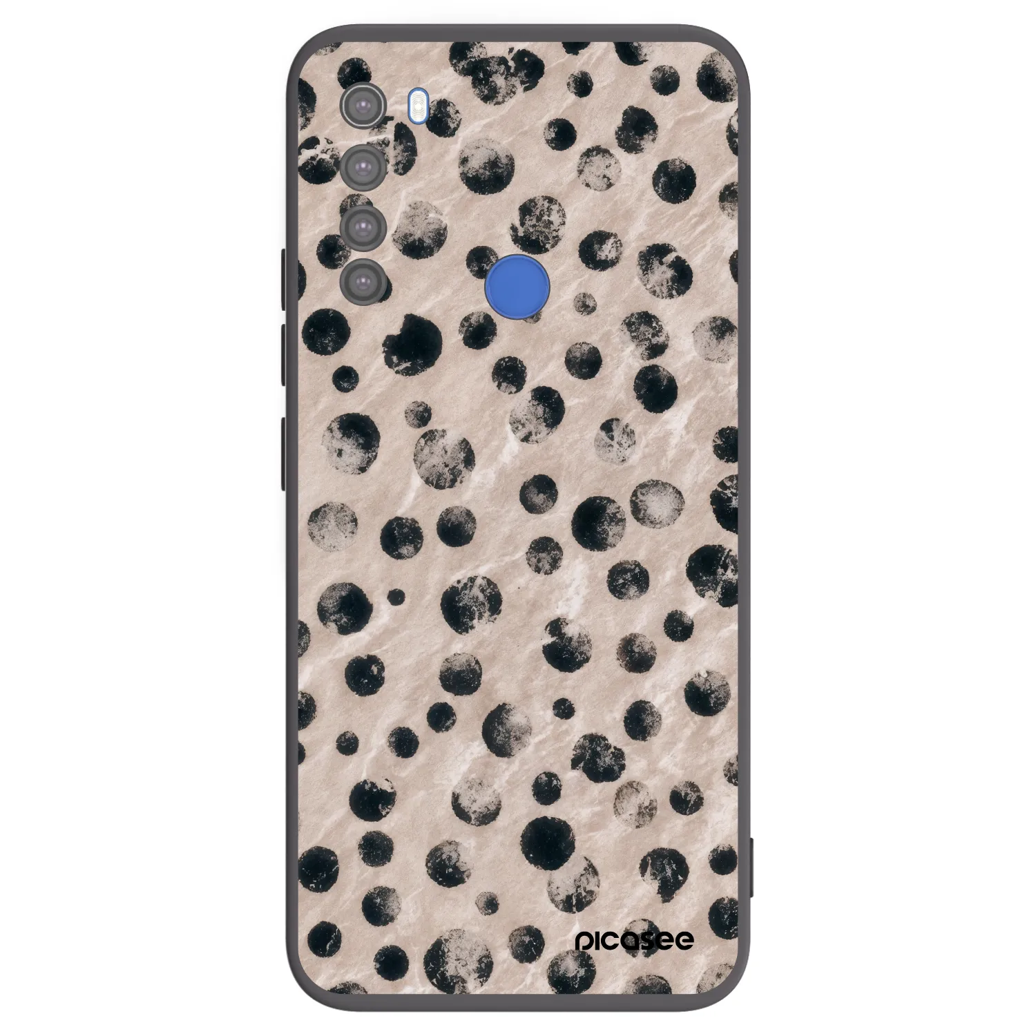 Picasee silikonski črni ovitek za Xiaomi Redmi Note 8T - Inked
