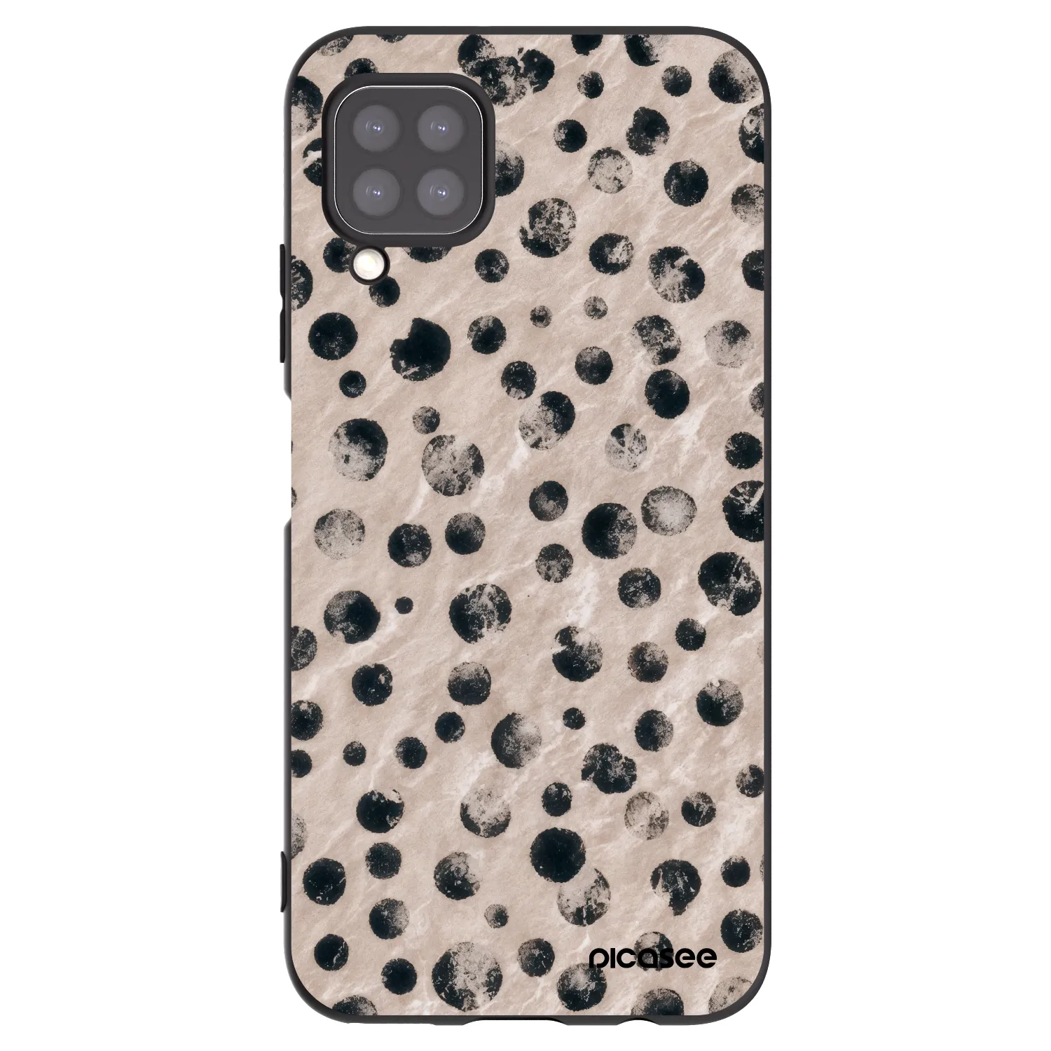 Picasee silikonski črni ovitek za Huawei P40 Lite - Inked
