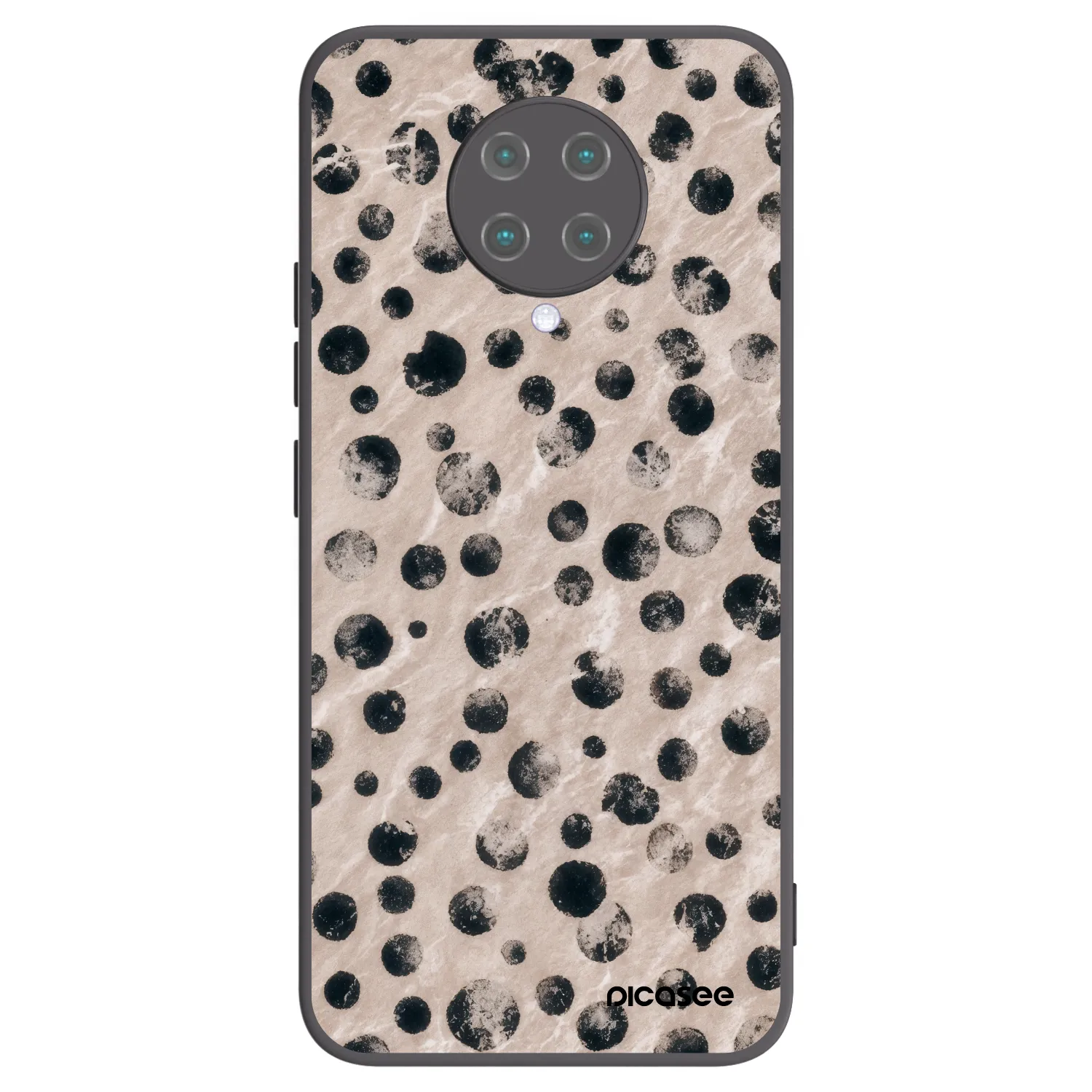 Picasee silikonski črni ovitek za Xiaomi Poco F2 Pro - Inked
