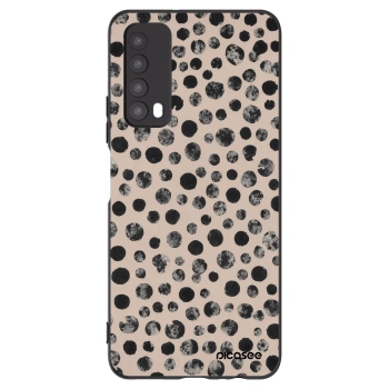 Picasee silikonski črni ovitek za Huawei P Smart 2021 - Dots