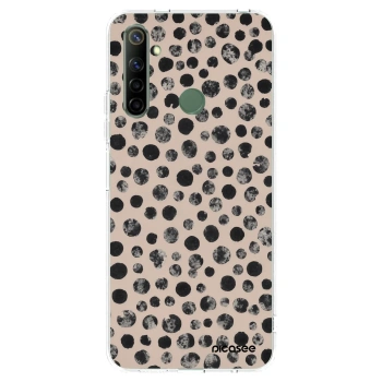 Picasee silikonski prozorni ovitek za Realme 6i - Dots