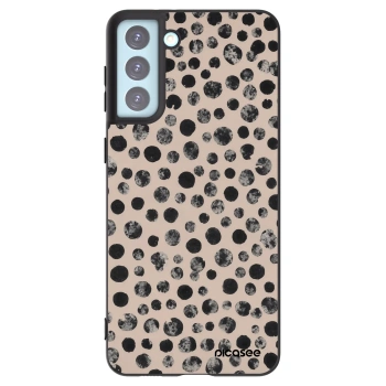Picasee silikonski črni ovitek za Samsung Galaxy S21+ 5G G996F - Dots