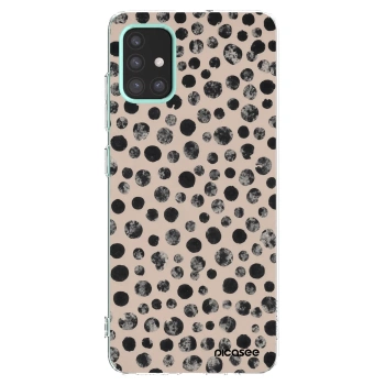 Picasee silikonski prozorni ovitek za Samsung Galaxy M31s - Dots