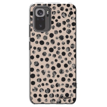 Picasee silikonski prozorni ovitek za Xiaomi Redmi Note 10 - Dots