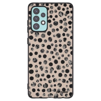 Picasee silikonski črni ovitek za Samsung Galaxy A72 A725F - Dots