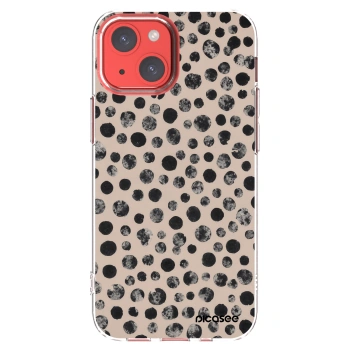 Picasee silikonski prozorni ovitek za Apple iPhone 13 mini - Dots