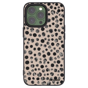 Picasee silikonski črni ovitek za Apple iPhone 13 Pro - Dots