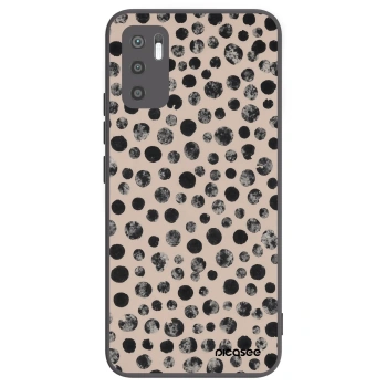 Picasee silikonski črni ovitek za Xiaomi Redmi Note 10 5G - Dots