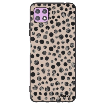Picasee silikonski črni ovitek za Samsung Galaxy A22 A226B 5G - Dots