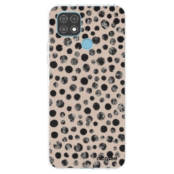 Picasee silikonski prozorni ovitek za Realme C21 - Dots
