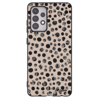 Picasee silikonski črni ovitek za Samsung Galaxy A52s 5G A528B - Dots