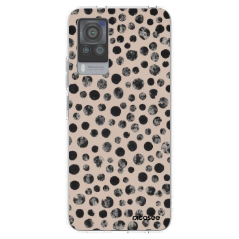 Picasee silikonski prozorni ovitek za Vivo X60 Pro 5G - Dots