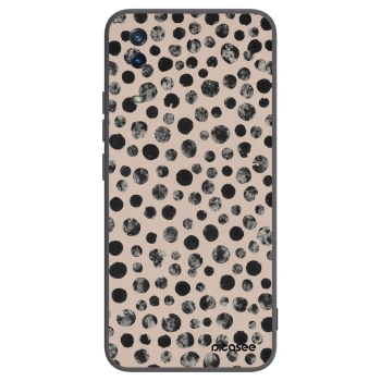 Picasee silikonski črni ovitek za Vivo Y11s - Dots