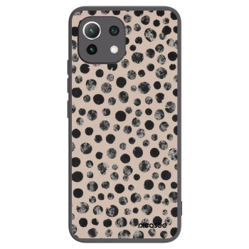 Picasee silikonski črni ovitek za Xiaomi 11 Lite 5G NE - Dots