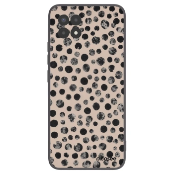 Picasee silikonski črni ovitek za Realme 8i - Dots