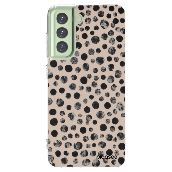 Picasee silikonski prozorni ovitek za Samsung Galaxy S21 FE 5G - Dots