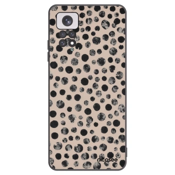 Picasee silikonski črni ovitek za Xiaomi Redmi Note 11 - Dots