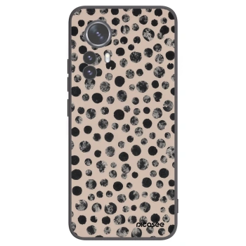 Picasee silikonski črni ovitek za Xiaomi 12 Pro - Dots