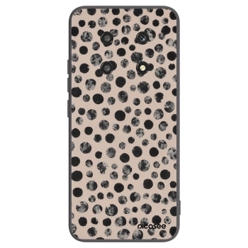Picasee silikonski črni ovitek za Honor Magic4 Lite 5G - Dots