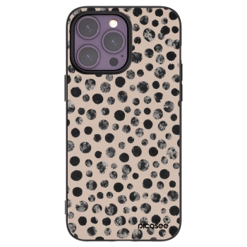Picasee silikonski črni ovitek za Apple iPhone 14 Pro Max - Dots