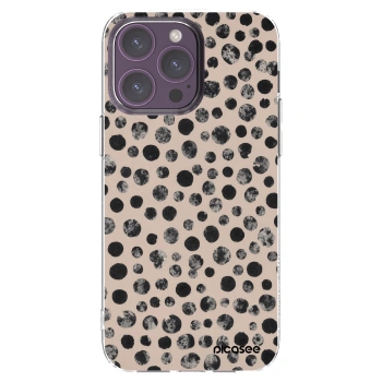 Picasee silikonski prozorni ovitek za Apple iPhone 14 Pro Max - Dots