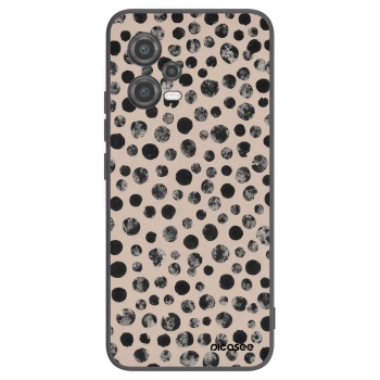 Picasee silikonski črni ovitek za Xiaomi Poco X5 - Dots