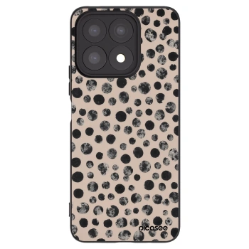 Picasee silikonski črni ovitek za Honor X8a - Dots