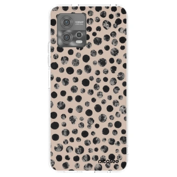 Picasee silikonski prozorni ovitek za Motorola Moto G72 - Dots