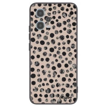 Picasee silikonski črni ovitek za Xiaomi Redmi Note 12 5G - Dots