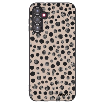 Picasee silikonski črni ovitek za Samsung Galaxy A14 4G A145R - Dots