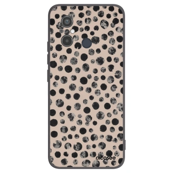 Picasee silikonski črni ovitek za Xiaomi Redmi 12C - Dots