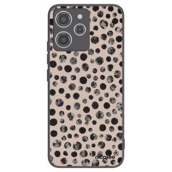 Picasee silikonski črni ovitek za Xiaomi Redmi 12 4G - Dots