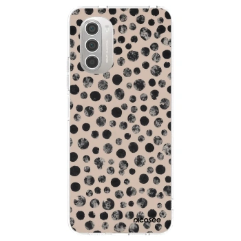 Picasee silikonski prozorni ovitek za Motorola Moto G51 - Dots