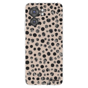 Picasee silikonski prozorni ovitek za Motorola Edge 40 - Dots