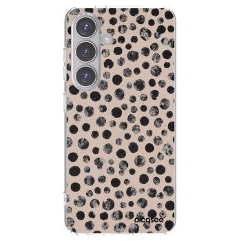 Picasee silikonski prozorni ovitek za Samsung Galaxy S24 S921B 5G - Dots