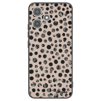 Picasee silikonski črni ovitek za Xiaomi Redmi 12 5G - Dots