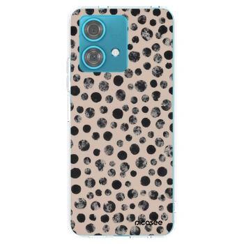 Picasee silikonski prozorni ovitek za Motorola Edge 40 Neo - Dots