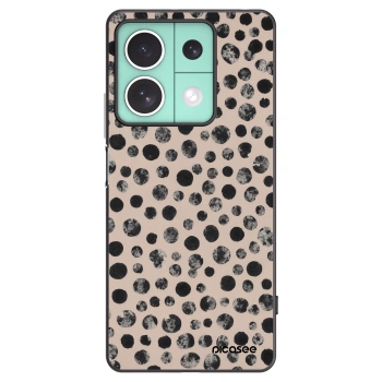 Picasee silikonski črni ovitek za Xiaomi Redmi Note 13 5G - Dots
