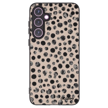 Picasee silikonski črni ovitek za Samsung Galaxy A35 5G A356B - Dots
