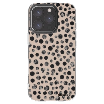Picasee silikonski prozorni ovitek za Apple iPhone 16 Pro - Dots