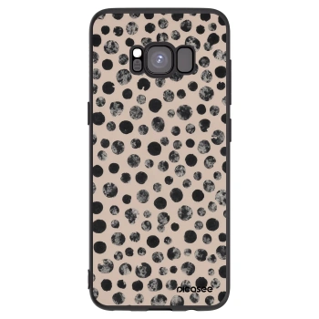 Picasee silikonski črni ovitek za Samsung Galaxy S8 G950F - Dots