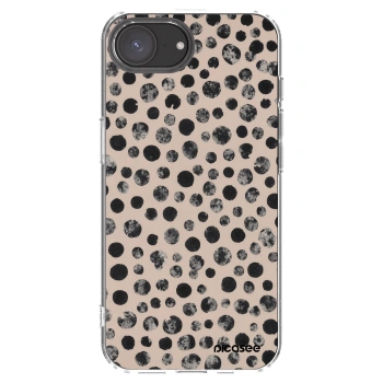 Picasee silikonski prozorni ovitek za Apple iPhone 16e - Dots