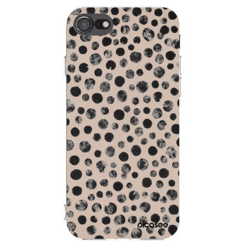 Picasee silikonski prozorni ovitek za Apple iPhone 7 - Dots
