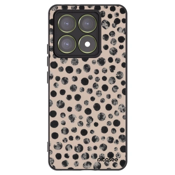 Picasee silikonski črni ovitek za Xiaomi 14T - Dots