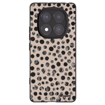 Picasee silikonski črni ovitek za Xiaomi Redmi Note 14 Pro+ 5G - Dots
